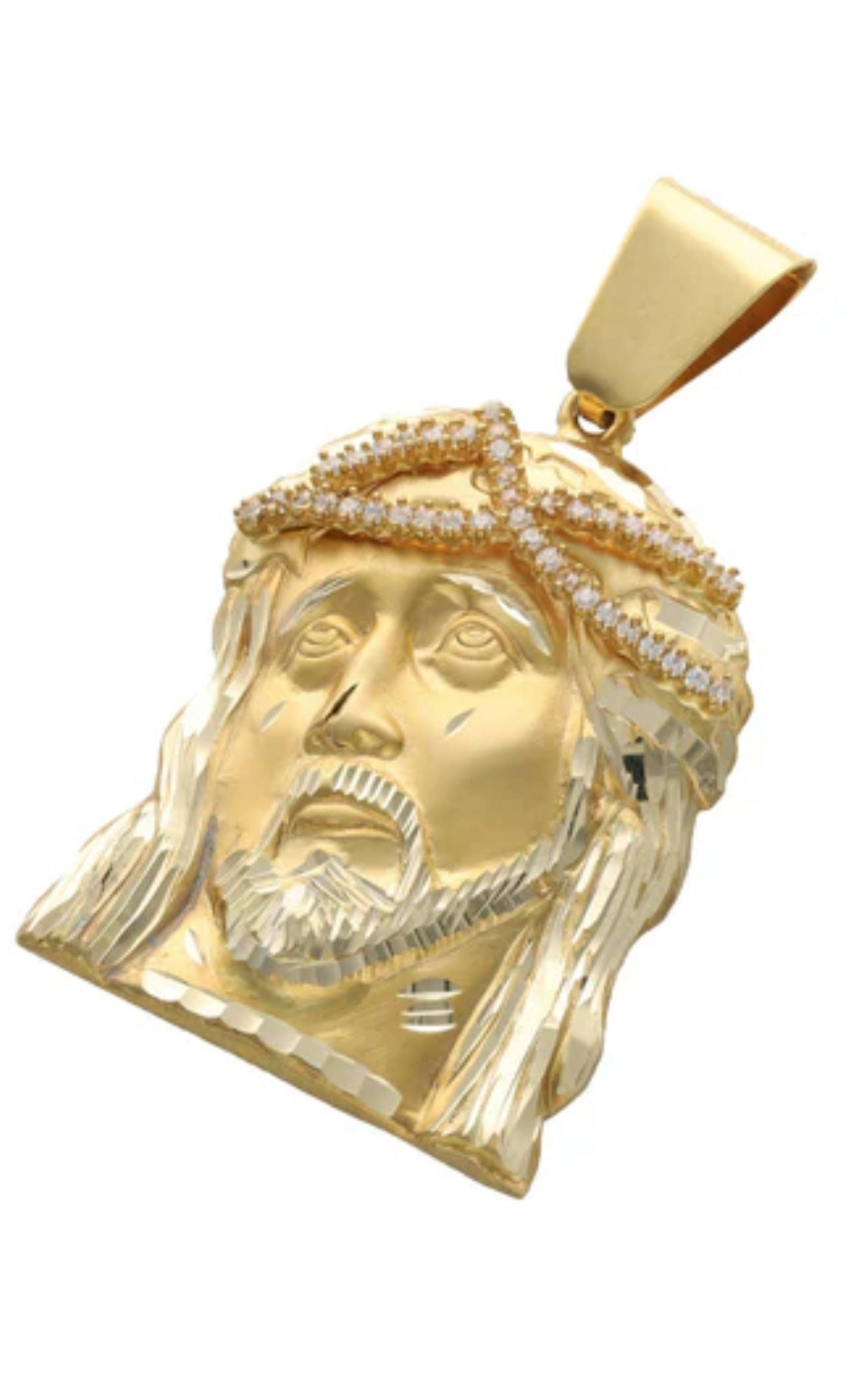 10k JESUS FACE PENDANT