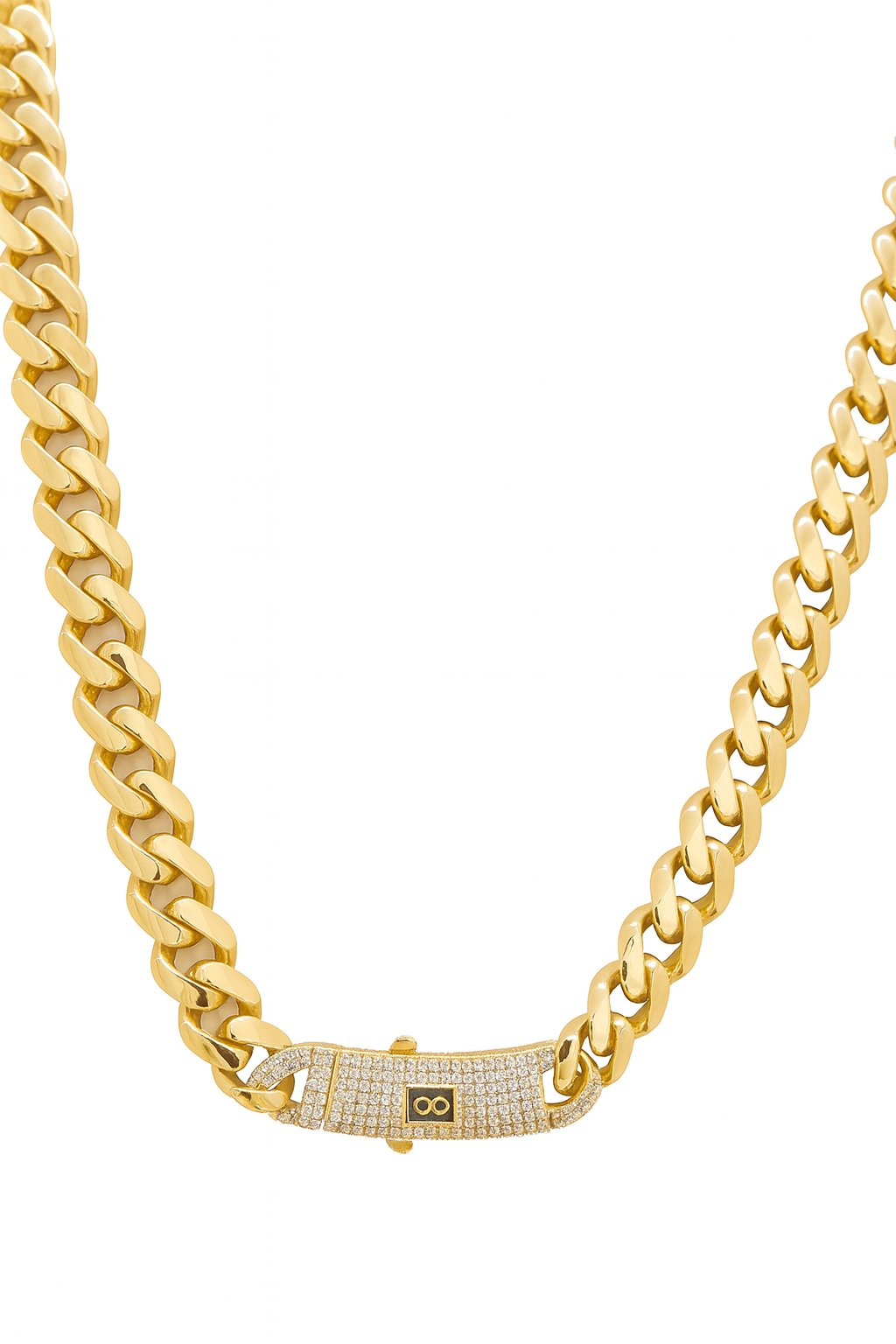 10k MONACO MEN CHAIN 9MM AND 11MM