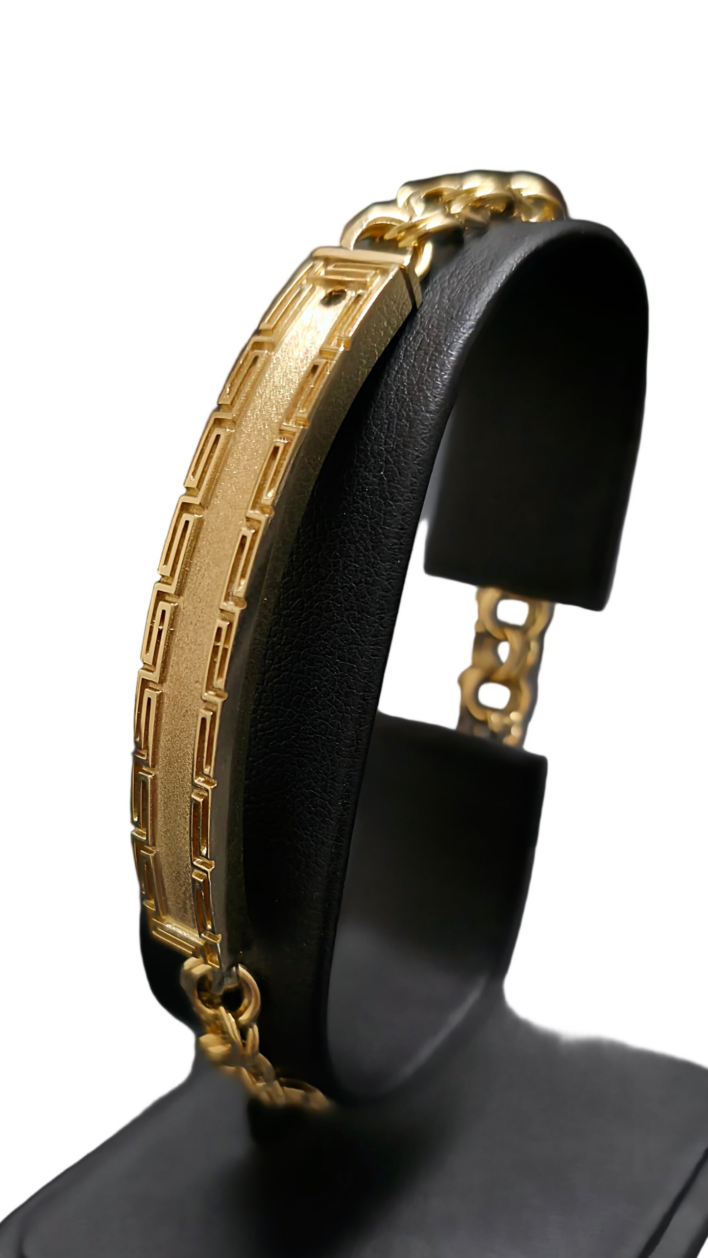 10k Solid Chino Link Bracelet