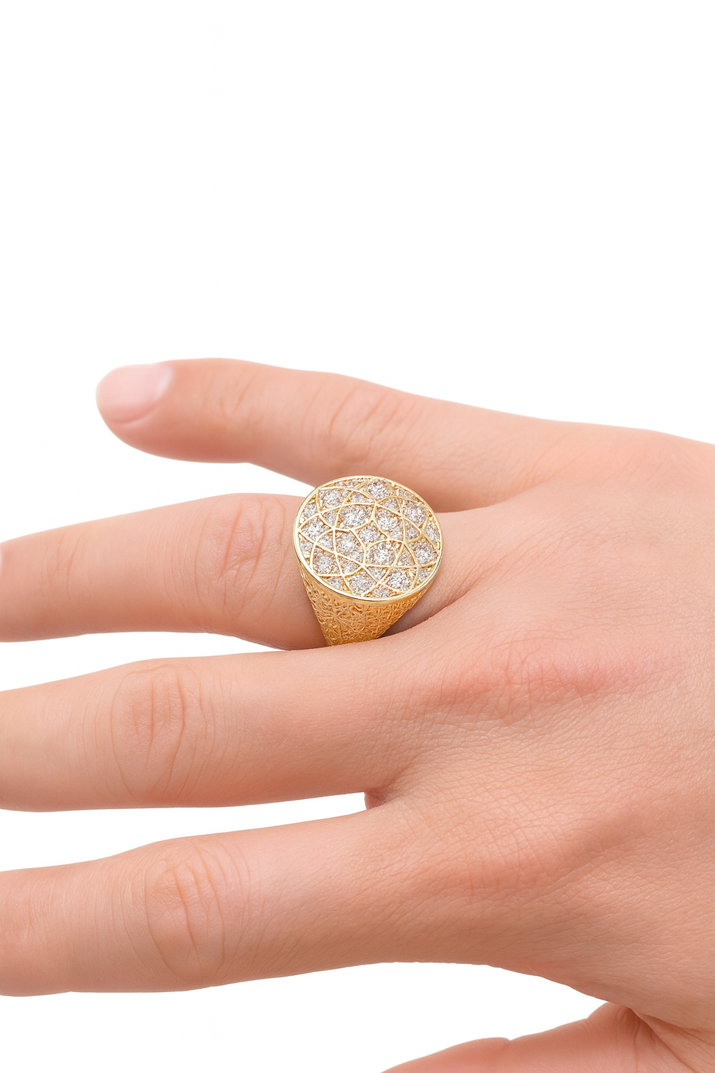 10k Rosetta Men Ring