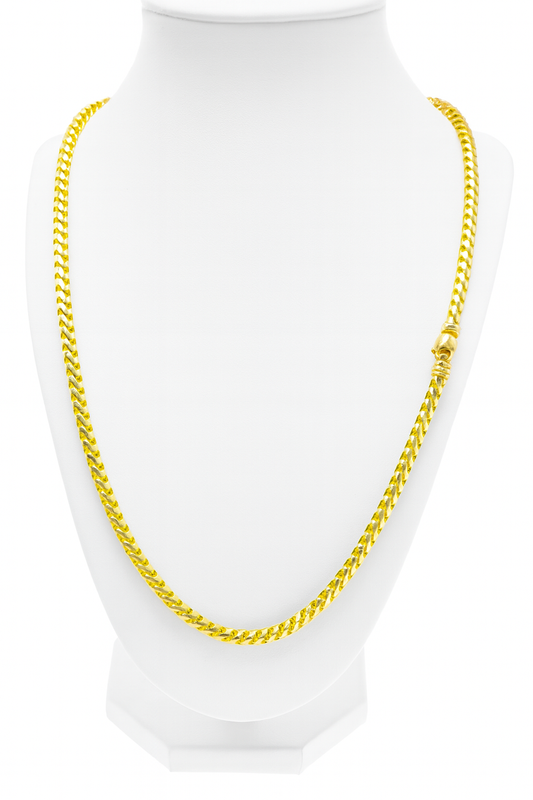 10k SOLID FRANCO MEN CHAIN 4MM TO 5MM