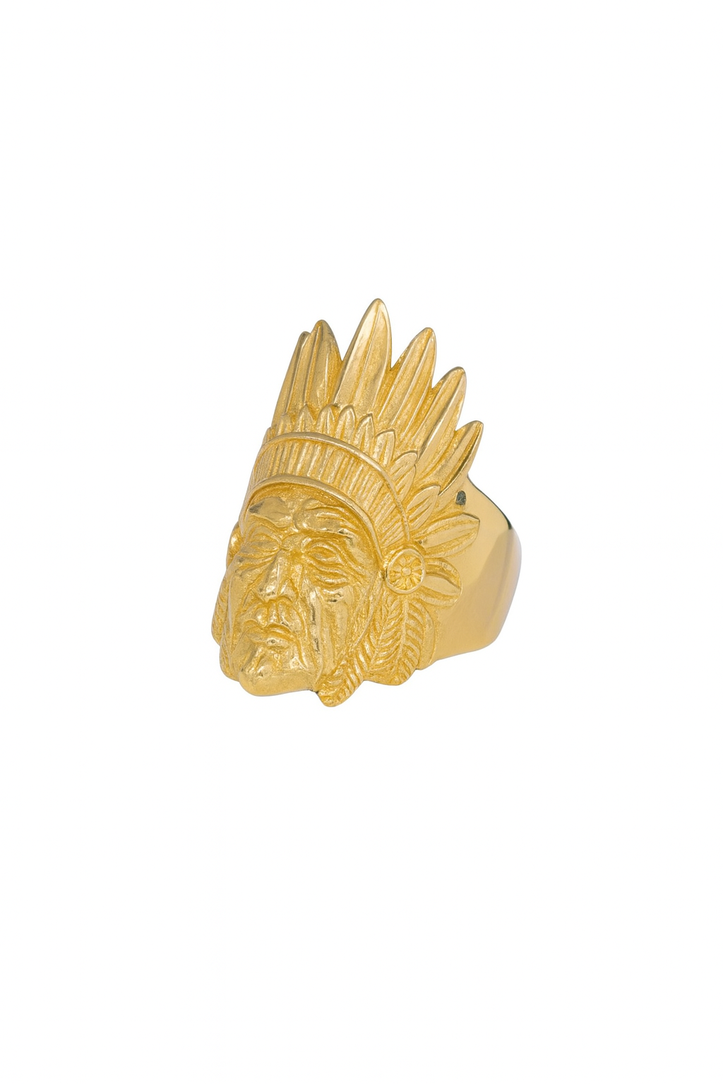 10k Solid Men Indian Ring