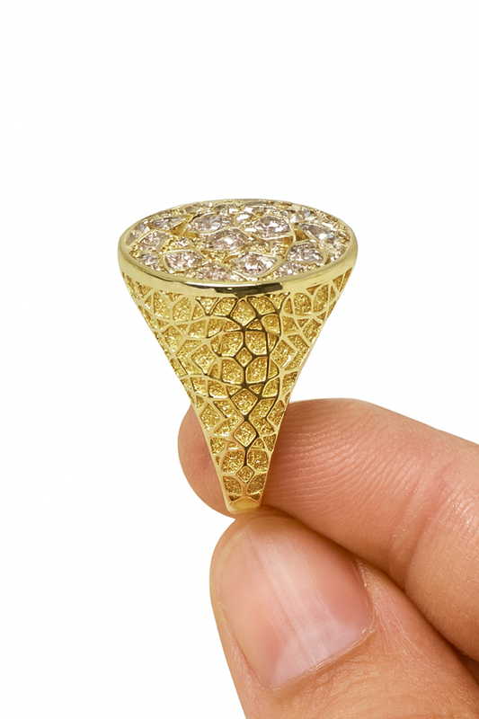 10k Rosetta Men Ring