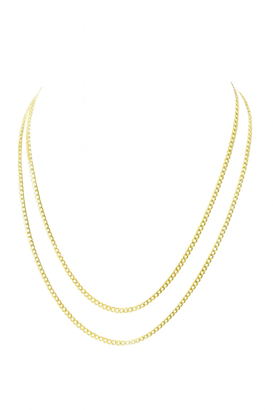 14K SOLID CURB LINK WOMEN'S COLLECTION