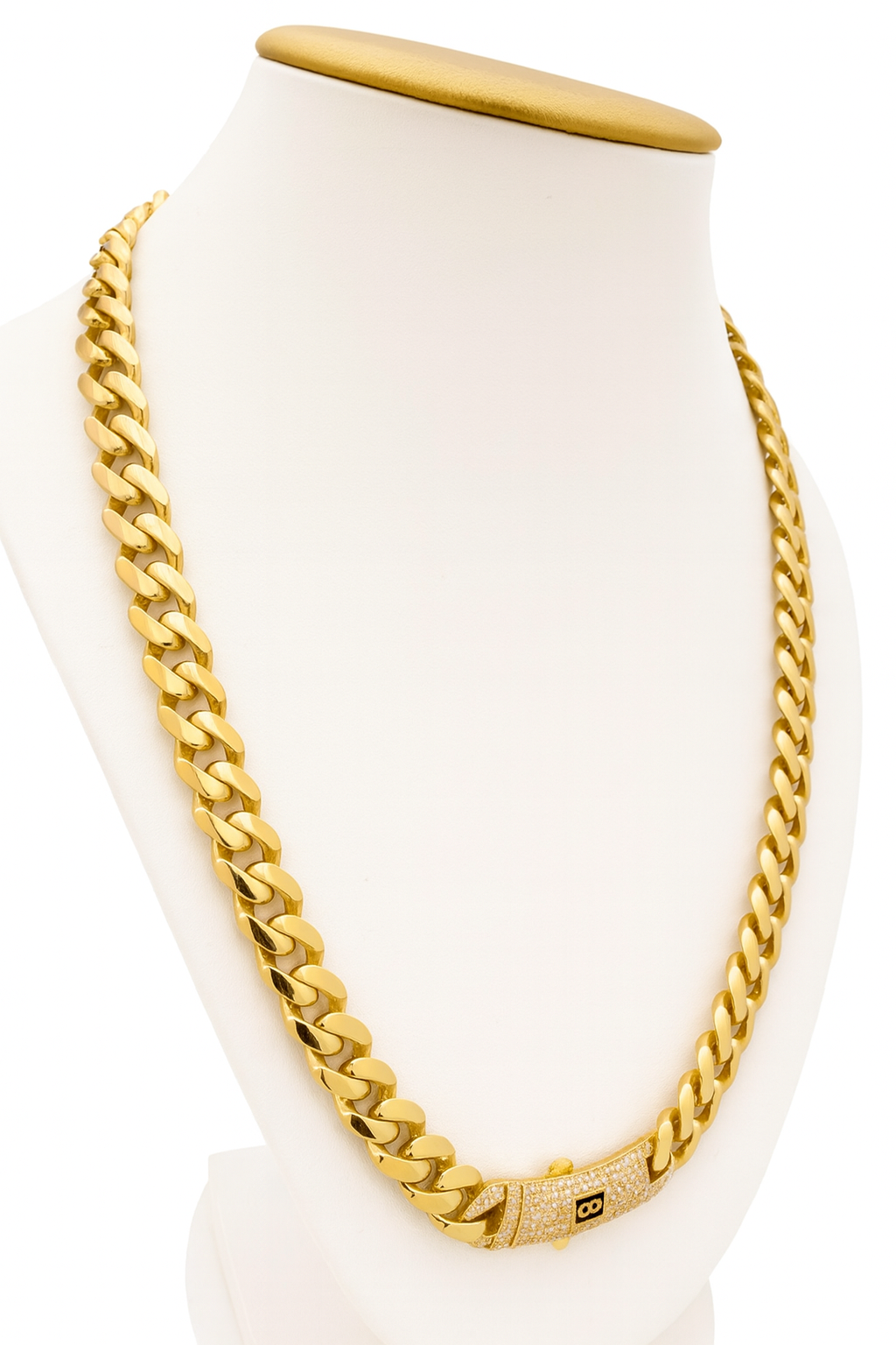 10k MONACO MEN CHAIN 9MM AND 11MM