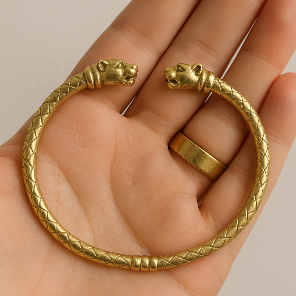 10k Panther Bangle