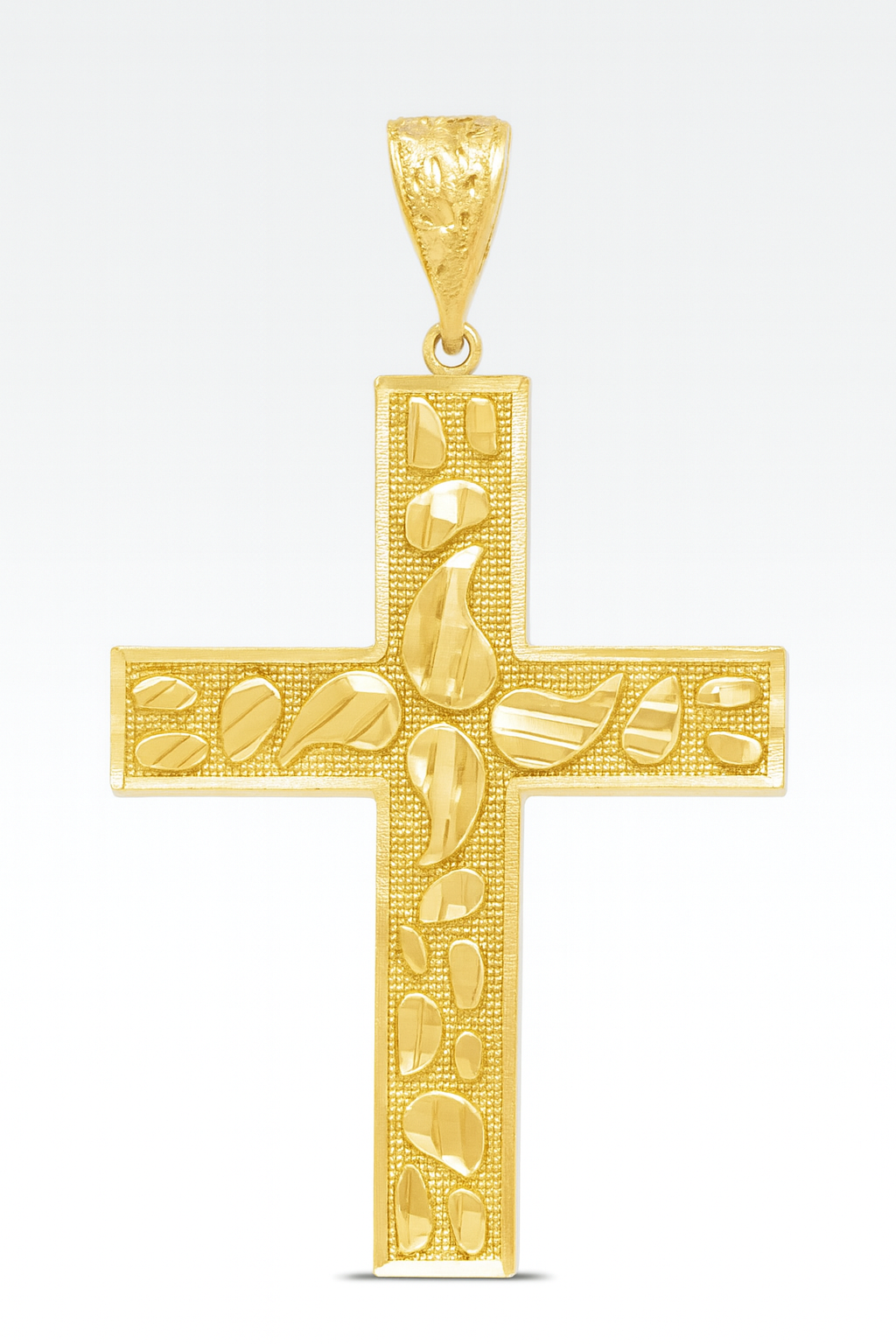 10k Yellow Gold Cross Unisex Pendant