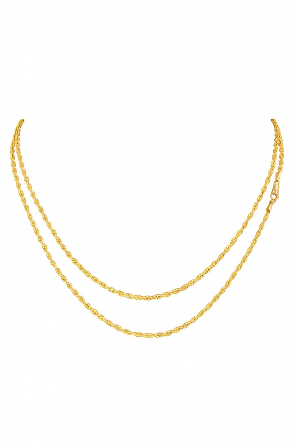 10k Solid Rope Chain Unisex 3MM