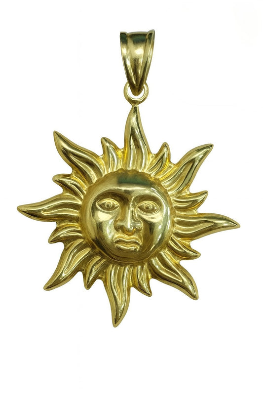 10K SUN PENDANT