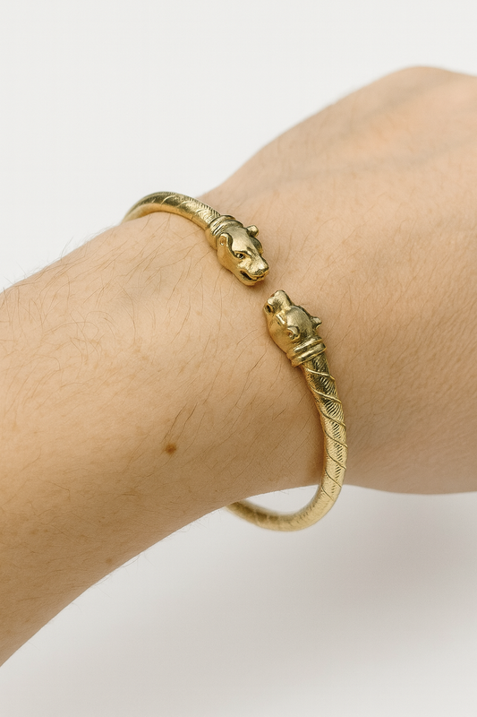 10k Panther Bangle