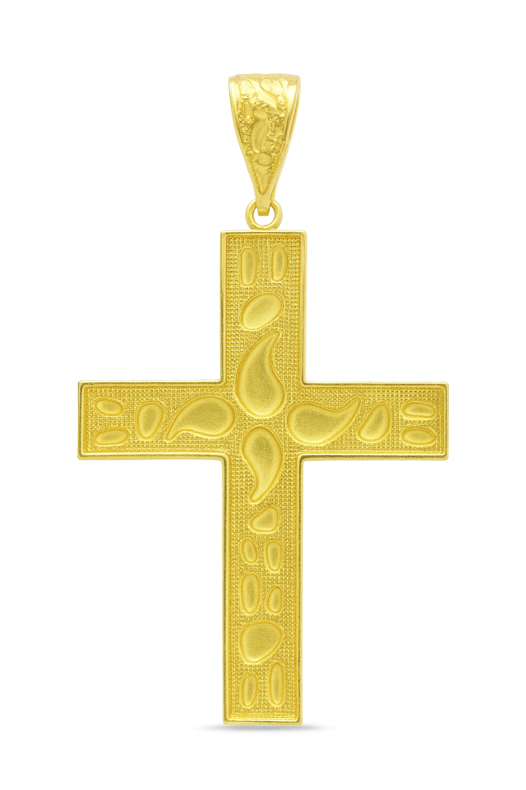 10k Yellow Gold Cross Unisex Pendant